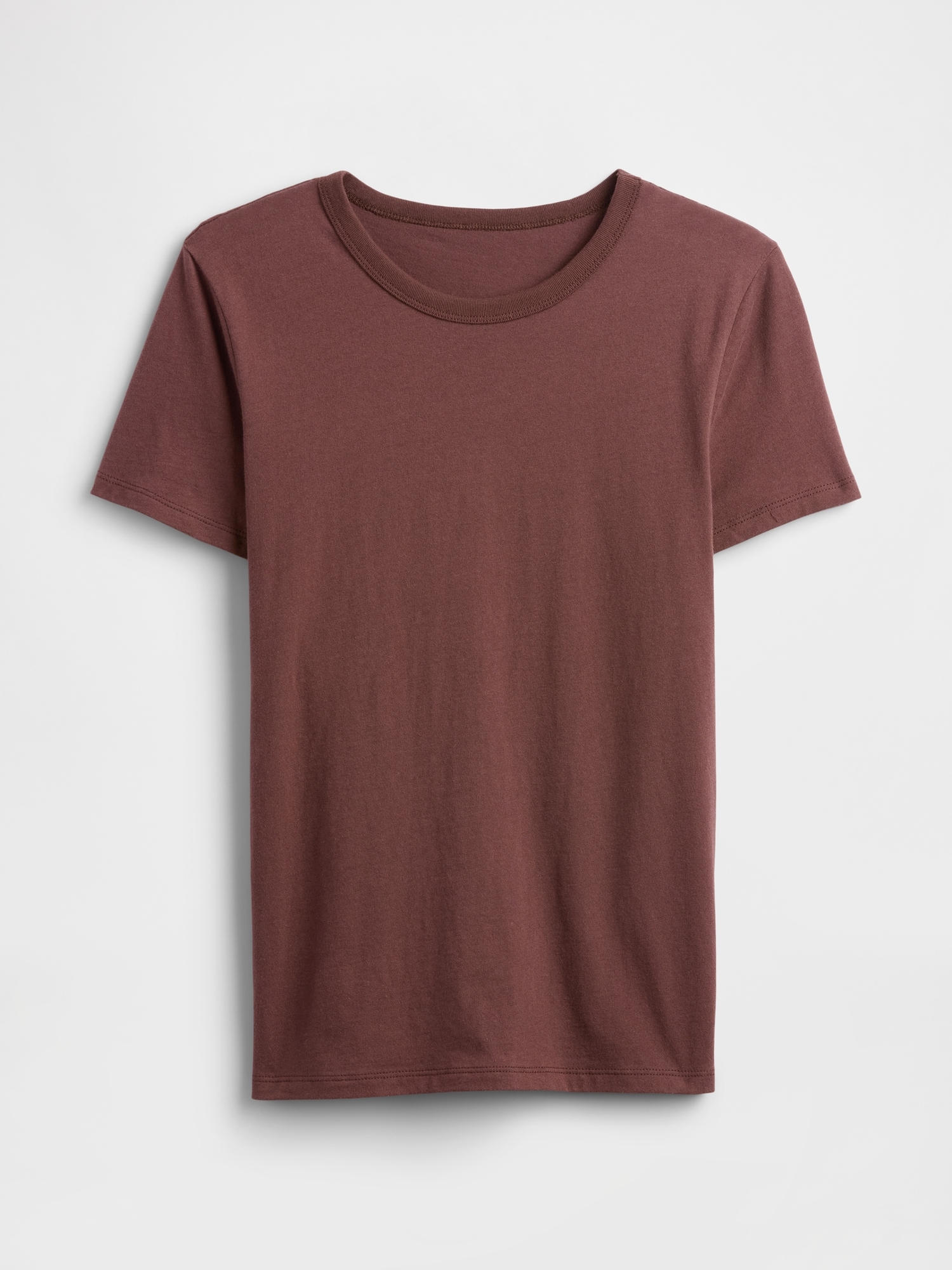 Gap Factory Favorite Crewneck T-shirt In Brown