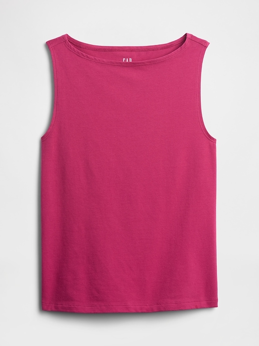Image number 5 showing, Boatneck Tank Top