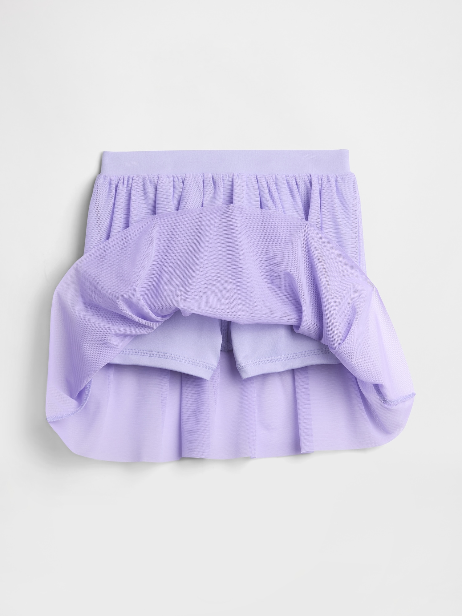 Gap Factory Babygap Pull-on Mesh Skort In Purple