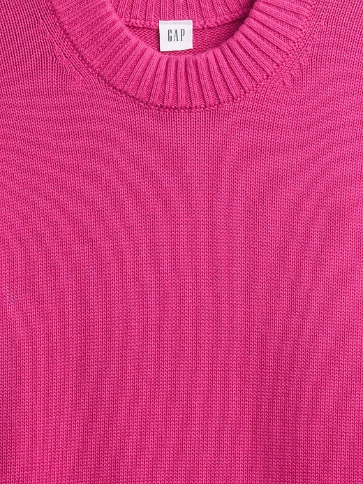 Image number 4 showing, Relaxed Cropped Crewneck Sweater