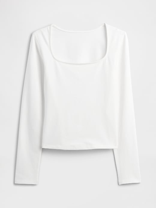 Image number 5 showing, Stretch Jersey Scoopneck Top