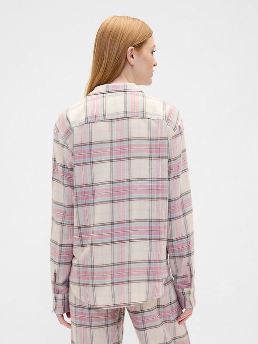 Image number 2 showing, Relaxed Flannel Sleep Shirt