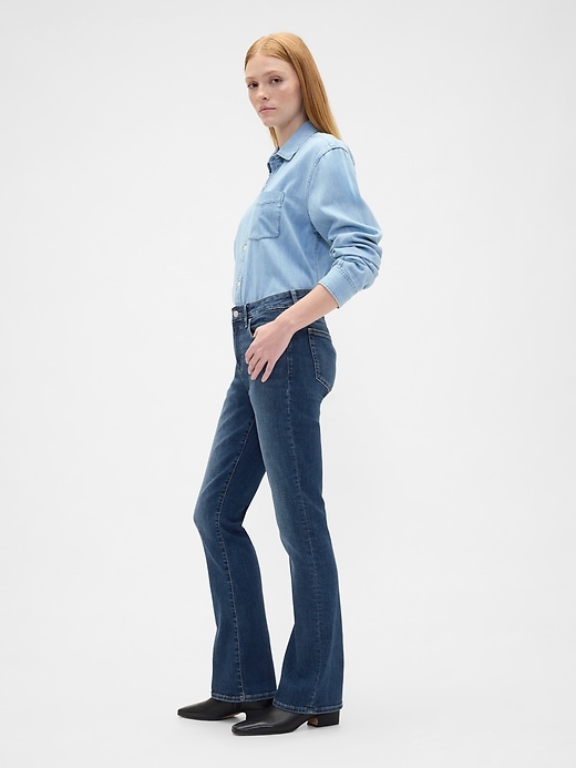 Image number 3 showing, Mid Rise Universal Curvy Baby Boot Jeans