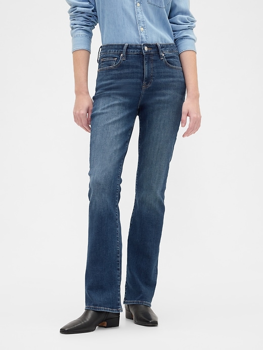 Image number 2 showing, Mid Rise Universal Curvy Baby Boot Jeans