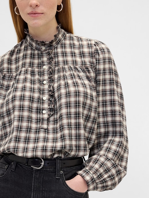 Image number 4 showing, Oversized Ruffle Top