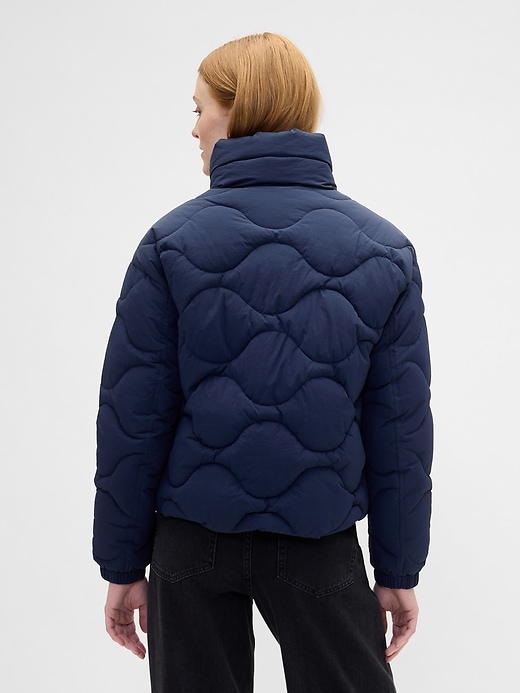 Image number 2 showing, Relaxed Quilted Nylon Jacket