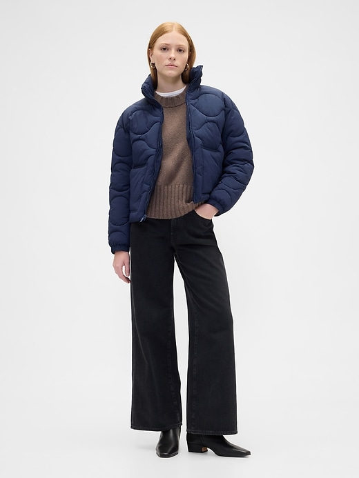 Image number 3 showing, Relaxed Quilted Nylon Jacket