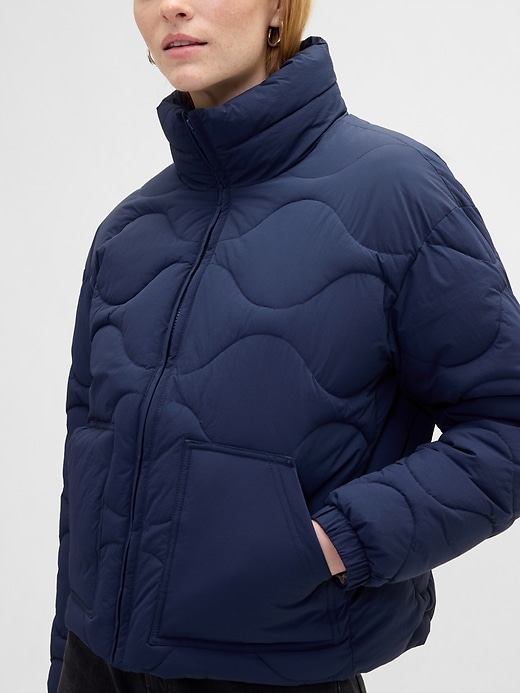Image number 4 showing, Relaxed Quilted Nylon Jacket
