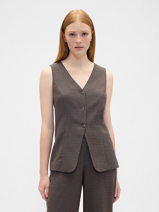 Image number 1 showing, Recycled Longline Vest