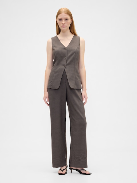 Recycled Mid Rise Easy Wide-Leg Pants