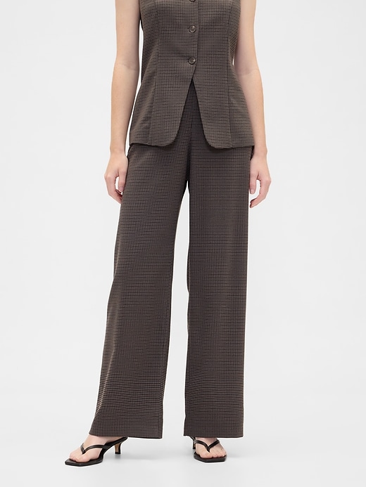 Image number 2 showing, Recycled Mid Rise Easy Wide-Leg Pants