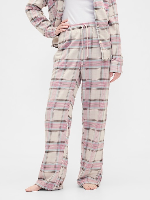 Image number 3 showing, Flannel Pull-On PJ Pants