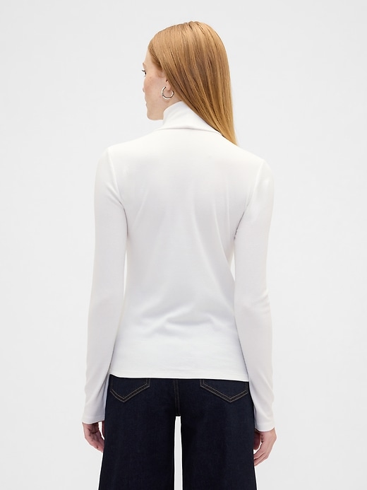 Image number 2 showing, Ribbed Turtleneck T-Shirt