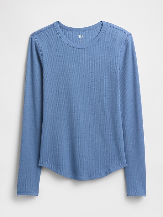 Image number 5 showing, Waffle-Knit Crewneck T-Shirt