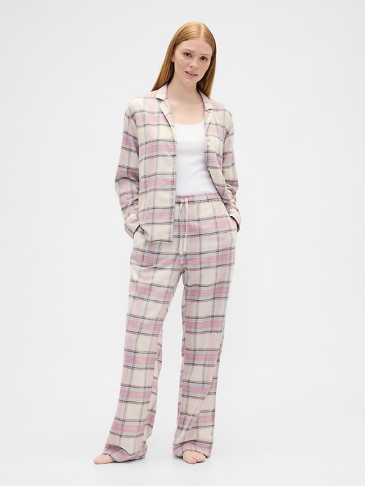 Image number 1 showing, Flannel Pull-On PJ Pants