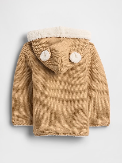 Image number 2 showing, Baby Sherpa-Lined Hooded Sweater