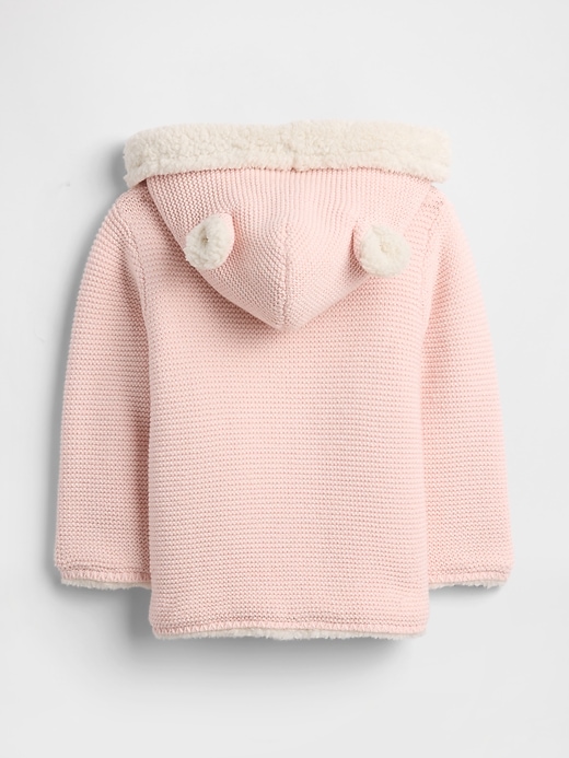 Image number 2 showing, Baby Sherpa-Lined Hooded Sweater