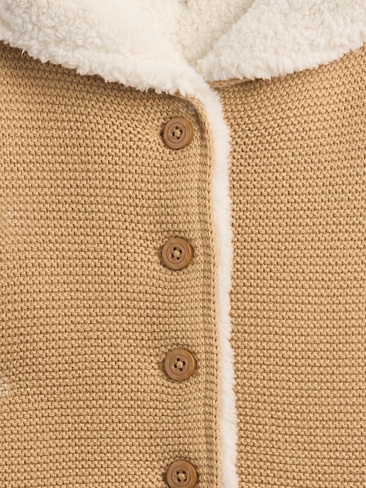 Image number 3 showing, Baby Sherpa-Lined Hooded Sweater