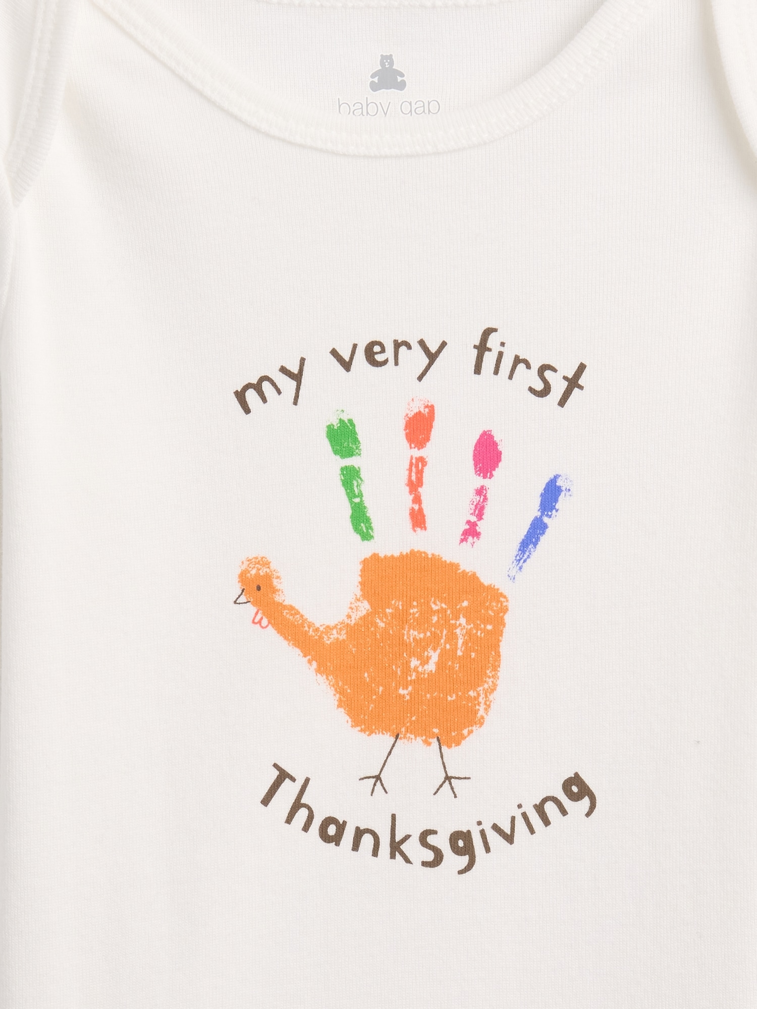 Gap Factory Baby Graphic Bodysuit In White