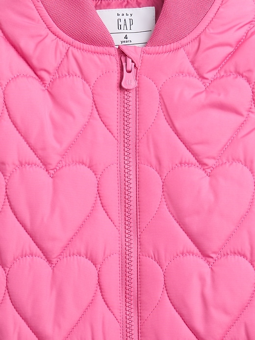 Image number 3 showing, babyGap ColdControl Quilted Bomber Jacket