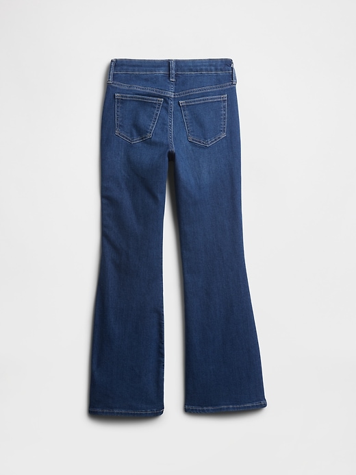 Image number 2 showing, Kids High Rise Studded '70s Flare Jeans