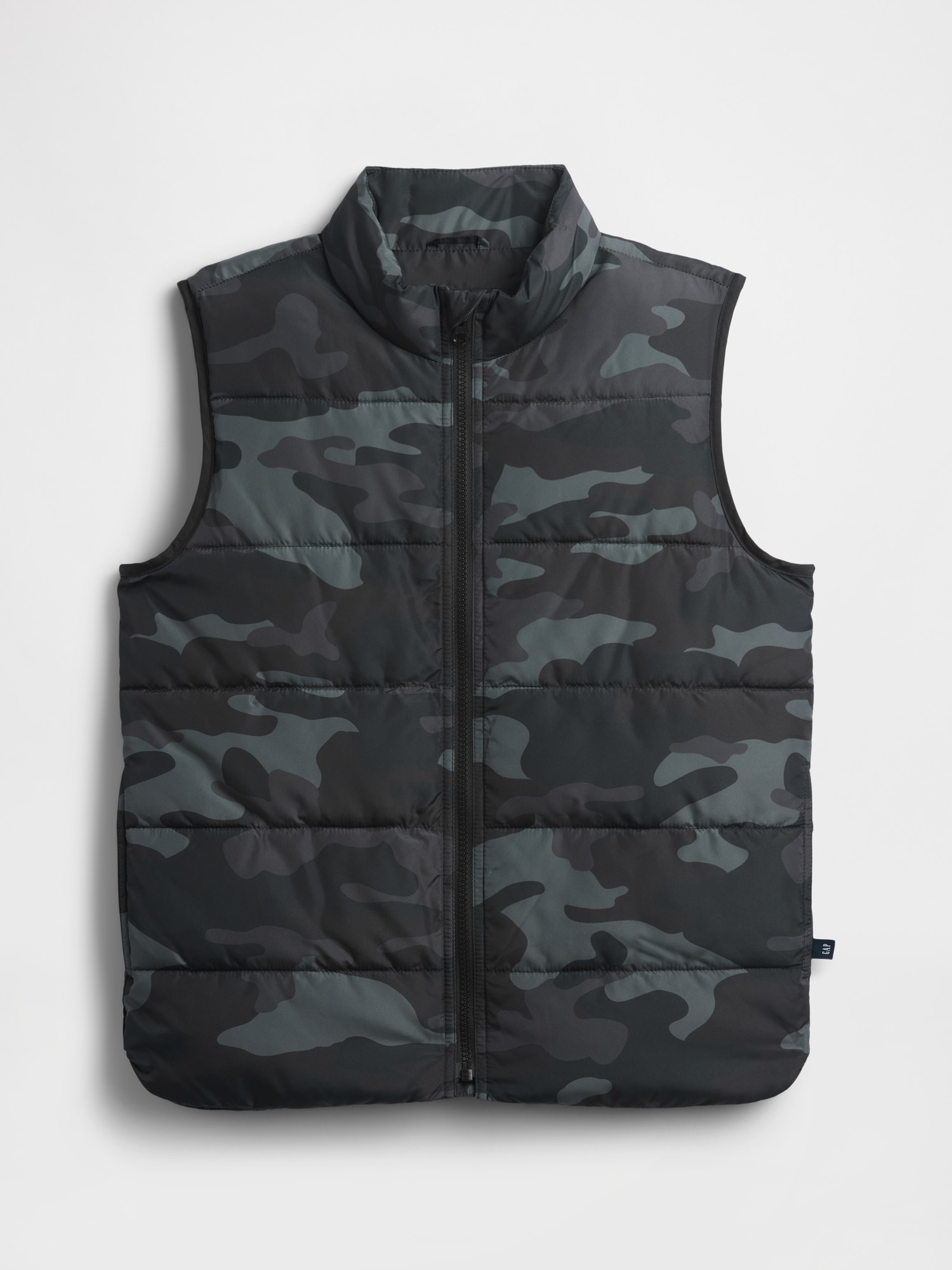 Kids ColdControl Relaxed Puffer Vest - Shark Fin Gray