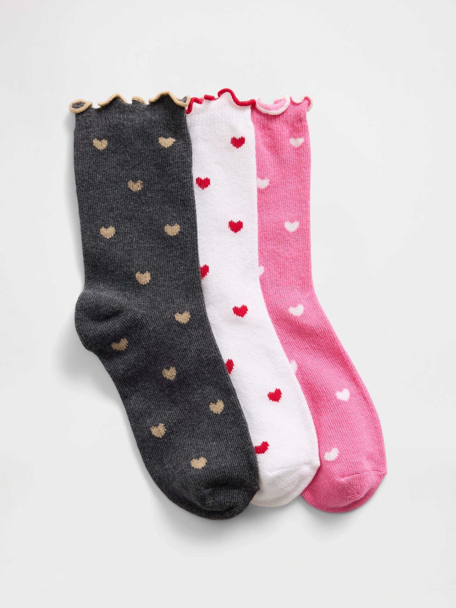 Kids Print Crew Socks (3-Pack) - Multi