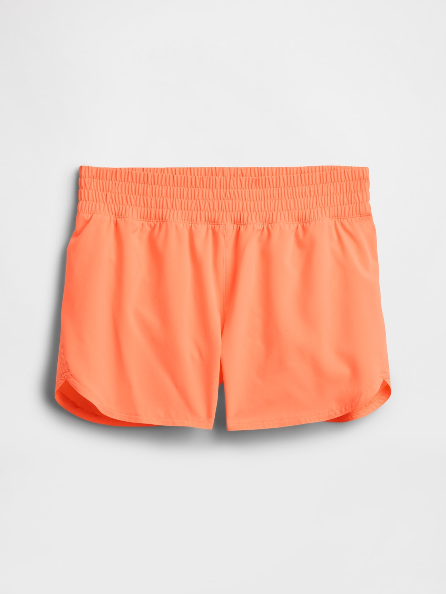 Kids Runaround Pull-On Shorts - Orange Kiss Neon