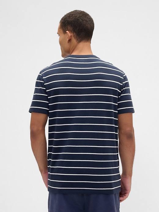 Image number 2 showing, Everyday Soft Stripe Crewneck T-Shirt
