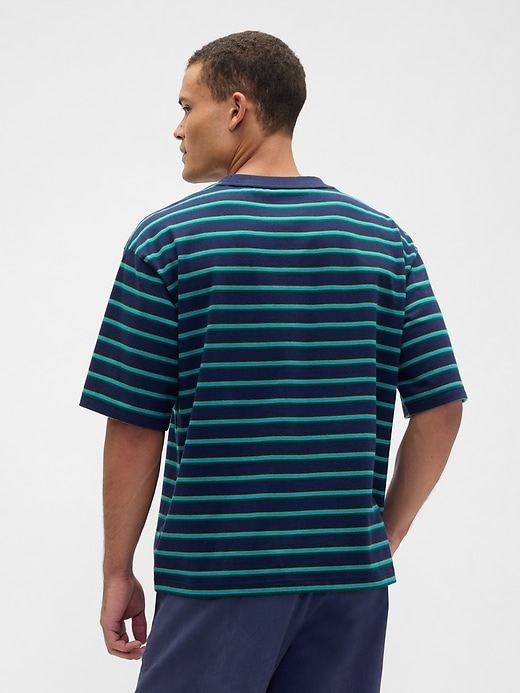 Image number 2 showing, Vintage Soft Stripe Boxy T-Shirt