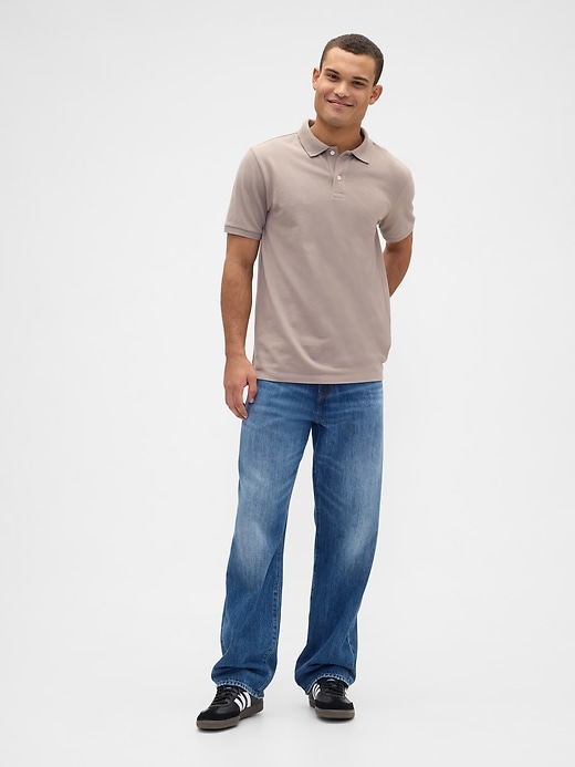 Image number 3 showing, Stretch Pique Polo Shirt