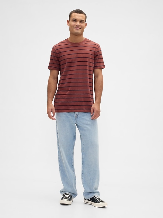 Image number 3 showing, Everyday Soft Stripe Crewneck T-Shirt