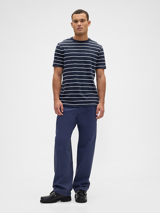 Image number 3 showing, Everyday Soft Stripe Crewneck T-Shirt
