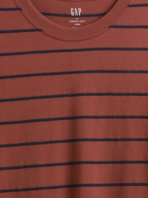 Image number 4 showing, Everyday Soft Stripe Crewneck T-Shirt
