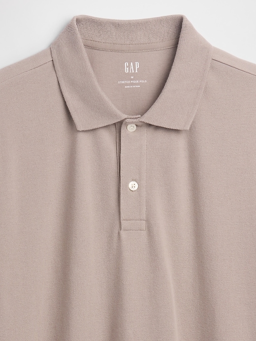 Image number 4 showing, Stretch Pique Polo Shirt