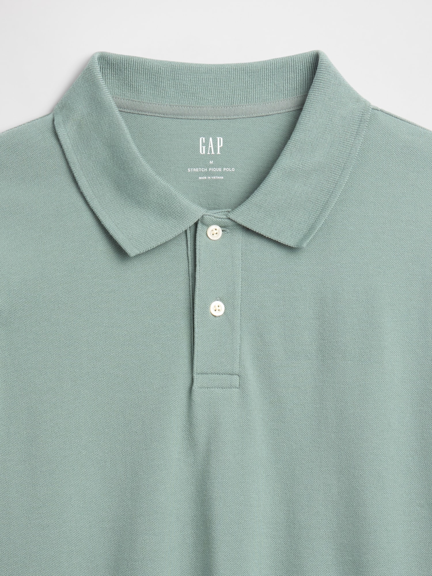 Gap Factory Boxy Stretch Pique Polo Shirt Shirt In Green