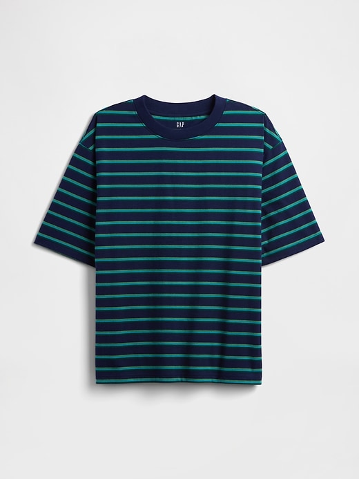 Image number 5 showing, Vintage Soft Stripe Boxy T-Shirt