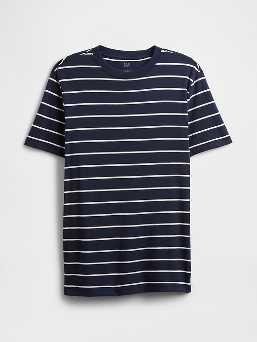 Image number 5 showing, Everyday Soft Stripe Crewneck T-Shirt