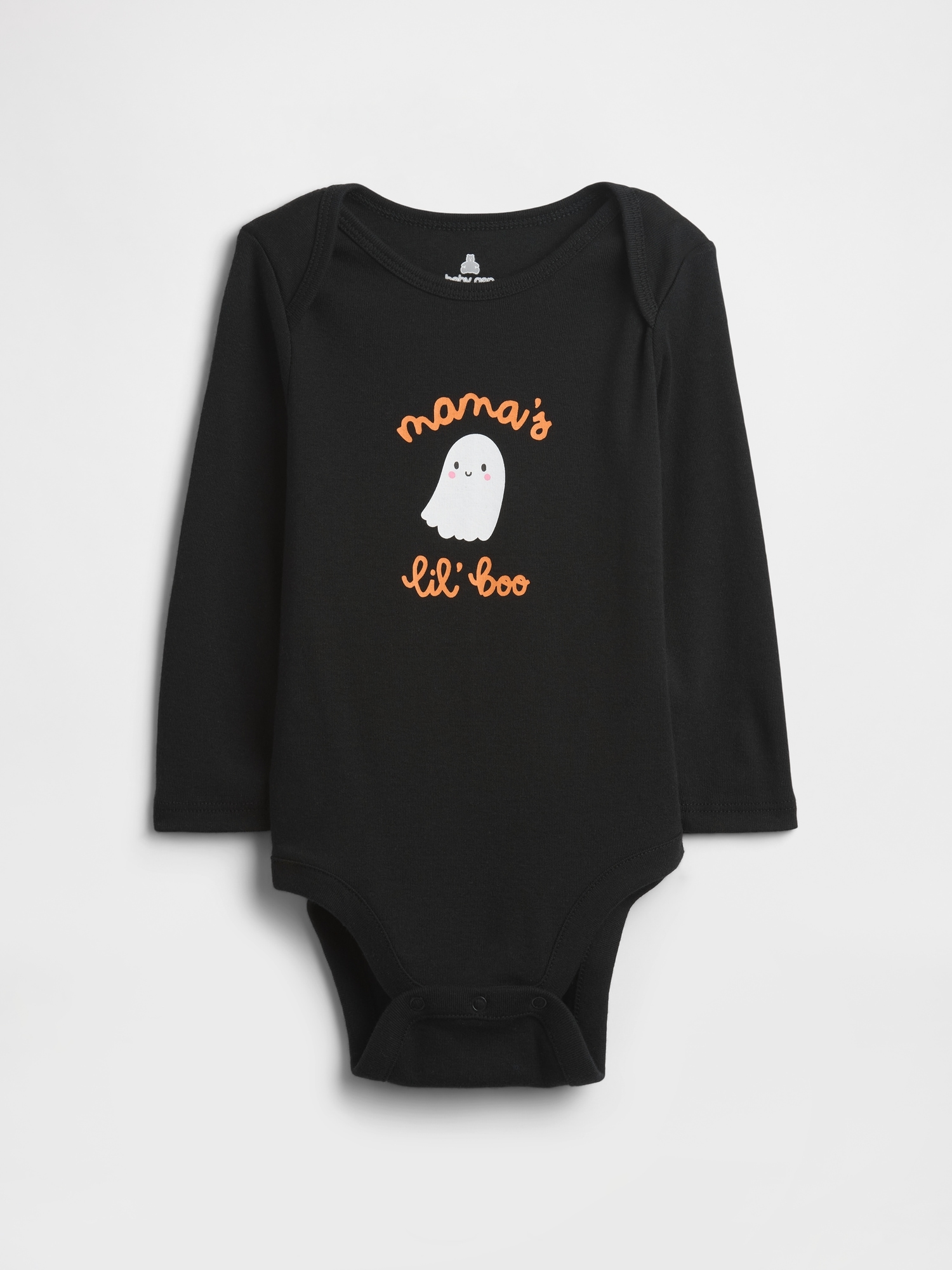 Baby Graphic Bodysuit - Mama Ghost Black