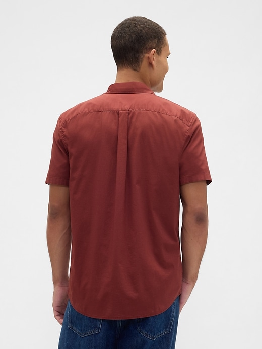 Image number 2 showing, Stretch Poplin Shirt in Standard Fit