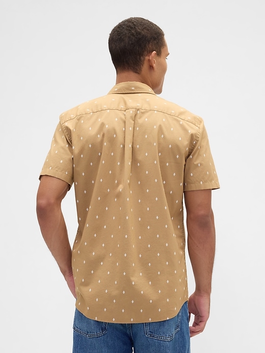 Image number 2 showing, Stretch Poplin Shirt in Standard Fit
