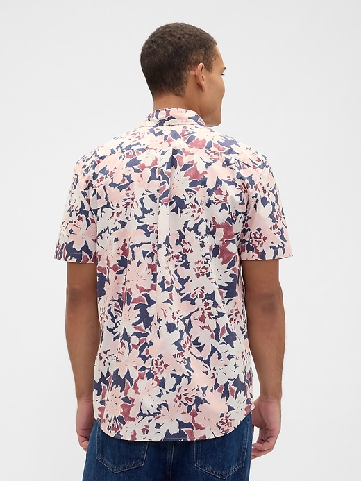 Image number 2 showing, Stretch Poplin Shirt in Standard Fit