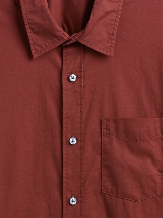 Image number 4 showing, Stretch Poplin Shirt in Standard Fit