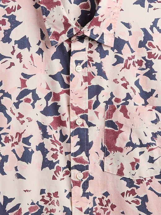 Image number 4 showing, Stretch Poplin Shirt in Standard Fit