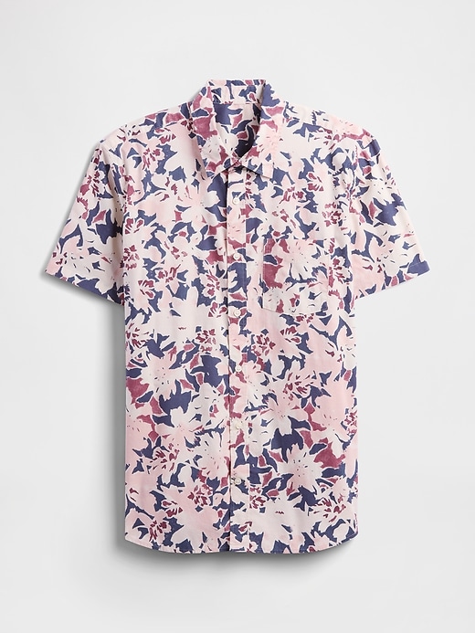 Image number 5 showing, Stretch Poplin Shirt in Standard Fit