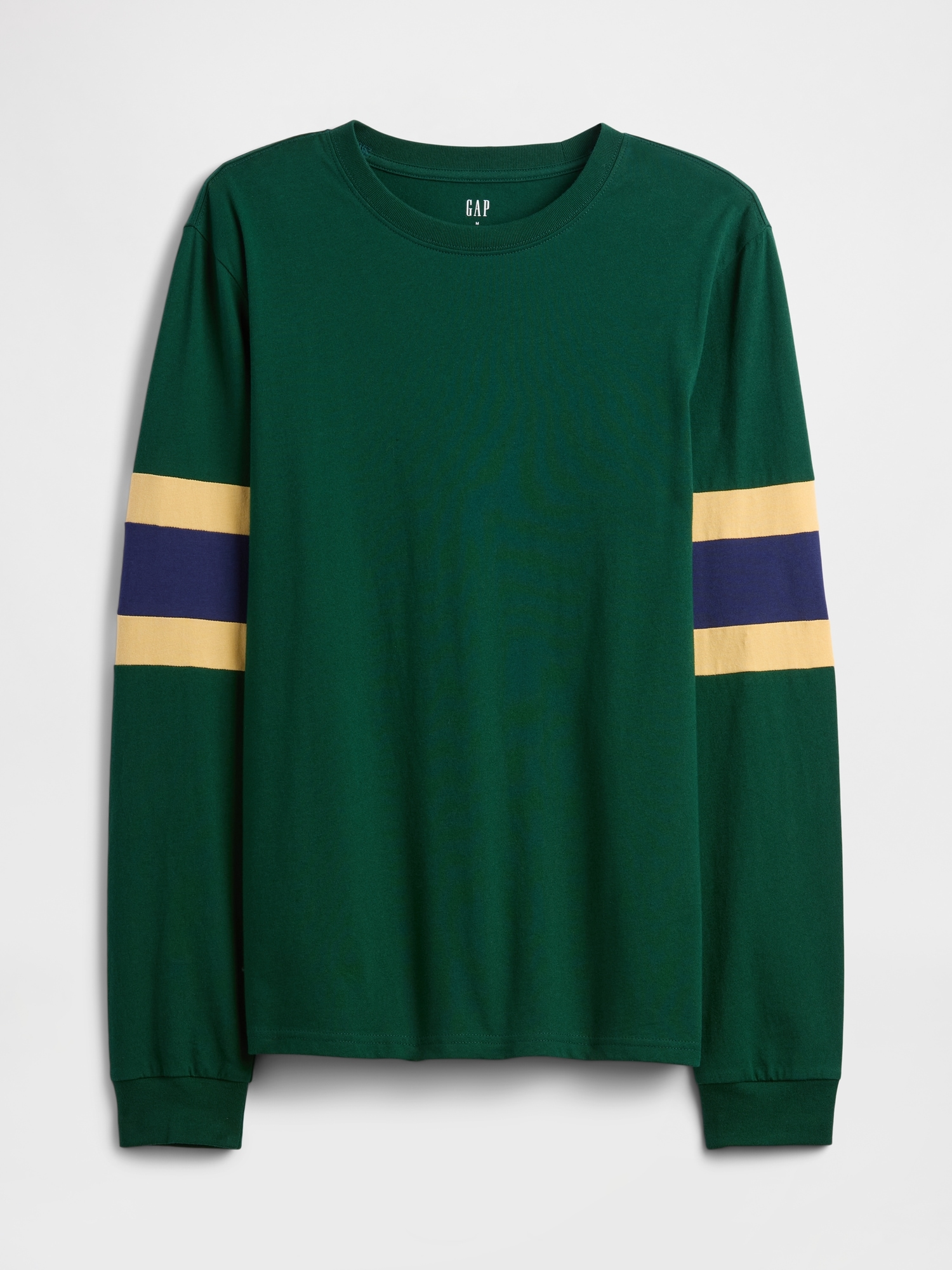 Gap Factory Everyday Soft Varsity Crewneck T-shirt In Brown