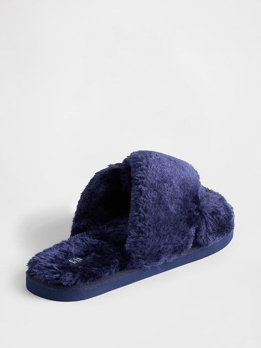 Image number 3 showing, Faux-Fur Slippers