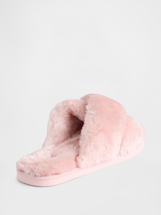 Image number 3 showing, Faux-Fur Slippers
