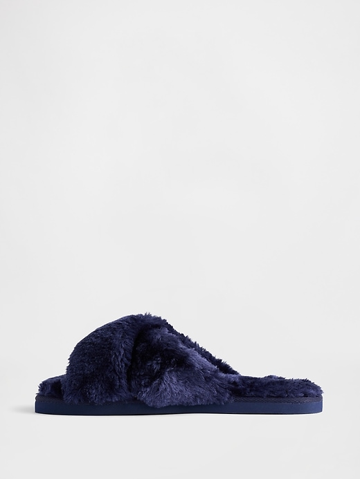 Image number 4 showing, Faux-Fur Slippers