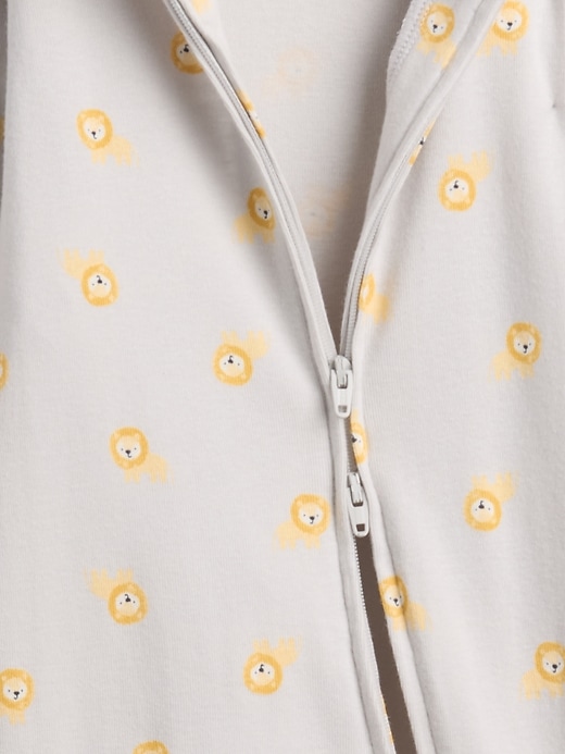 Image number 3 showing, Baby Print Two-Way Zip One-Piece